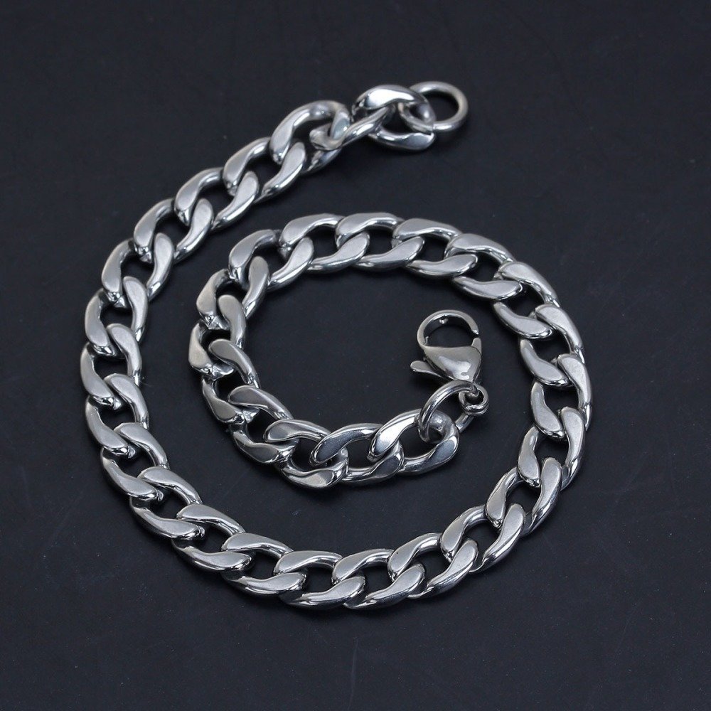 Bracciale N°04 in acciaio inossidabile 304, 20,5 cm