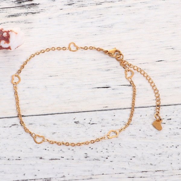 Bracciale N&deg;09 in acciaio inossidabile 304, 23 cm