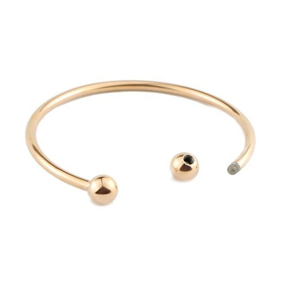 Bracelet Rigide Acier Inoxydable N°11 Doré Rosé