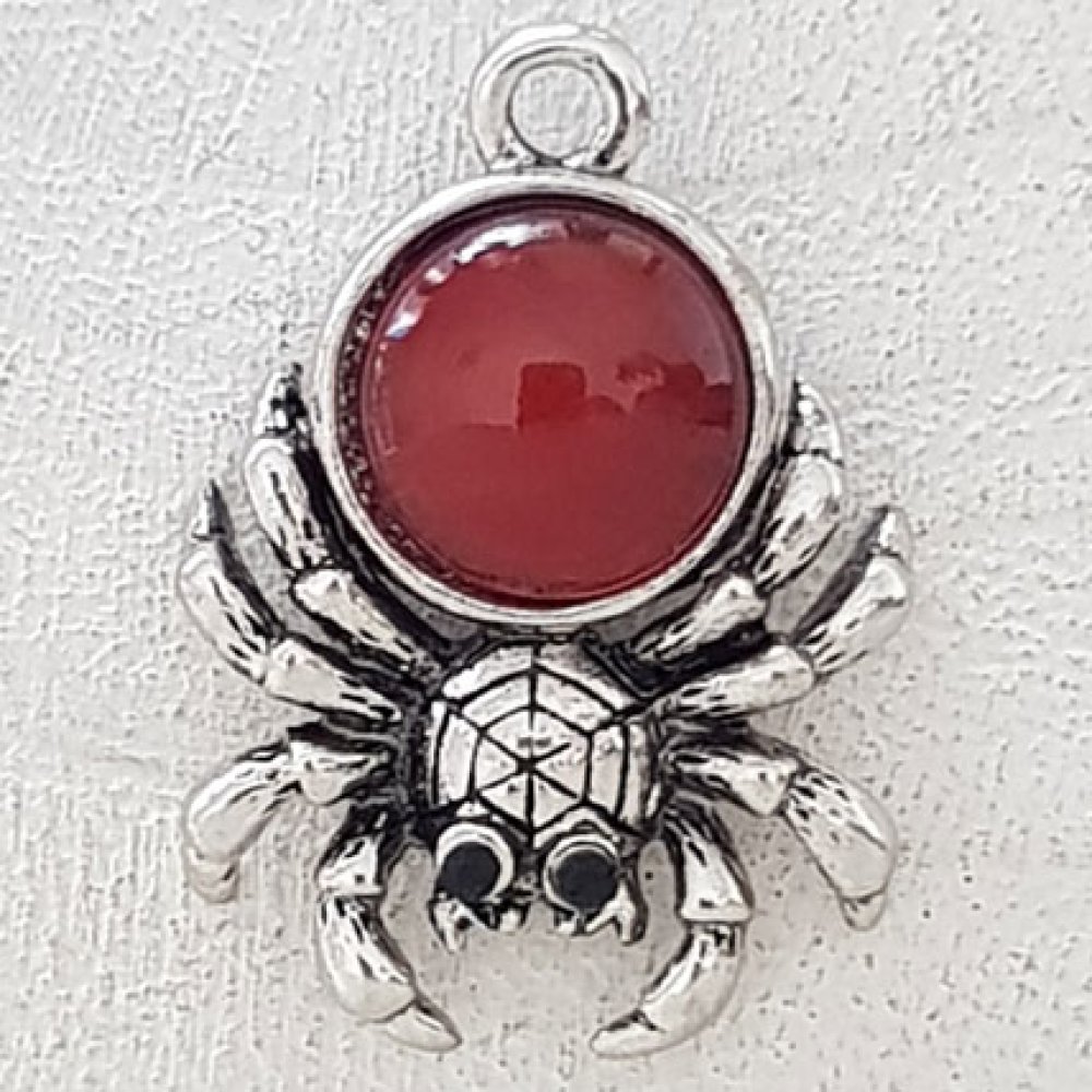 Ciondolo a forma di ragno N°04 Argento