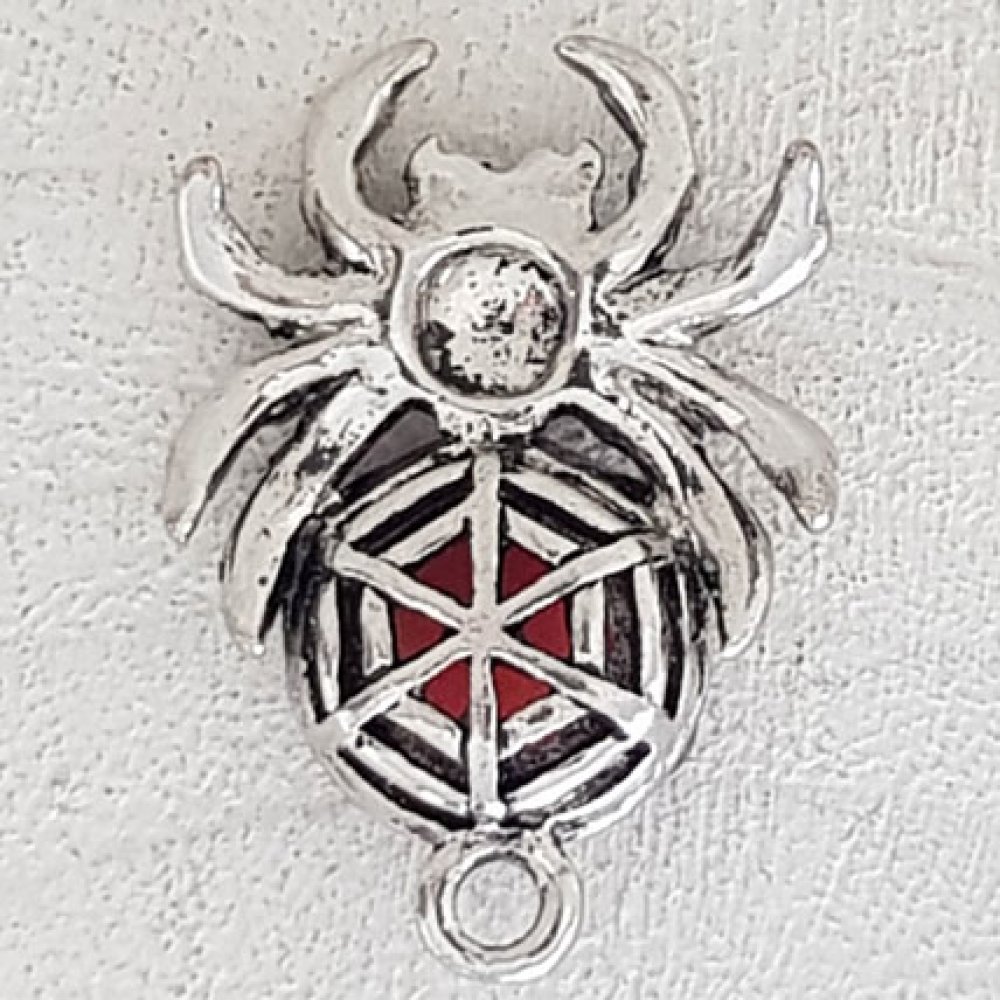 Ciondolo a forma di ragno N°04 Argento