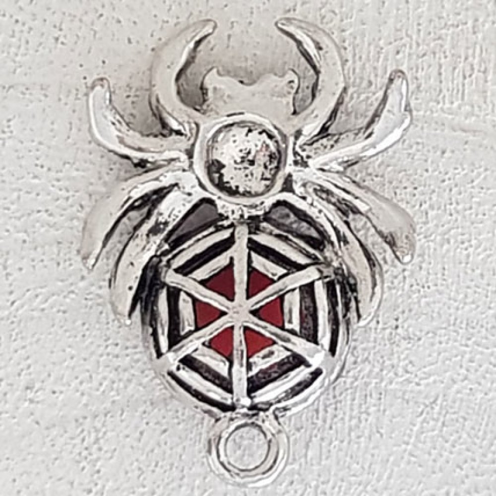 Ciondolo a forma di ragno N°04 Argento