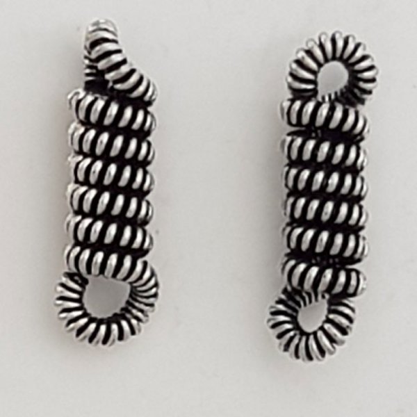 Charm Bar 2 anelli N&deg;04 Argento 