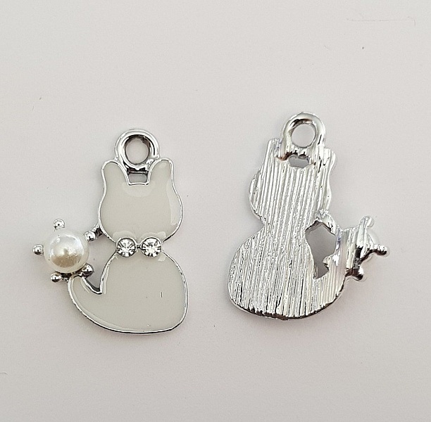 Charm gatto N&deg;14 X 10 Pezzi