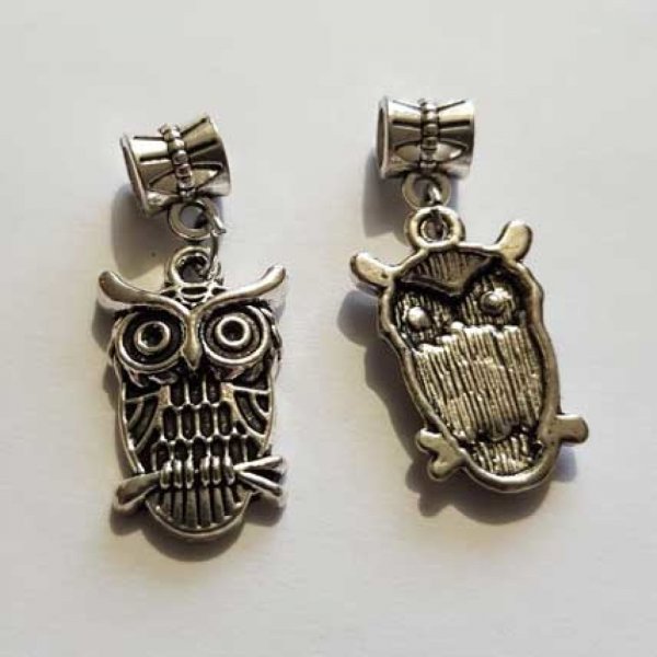Breloque Chouette N&deg;22 Argent