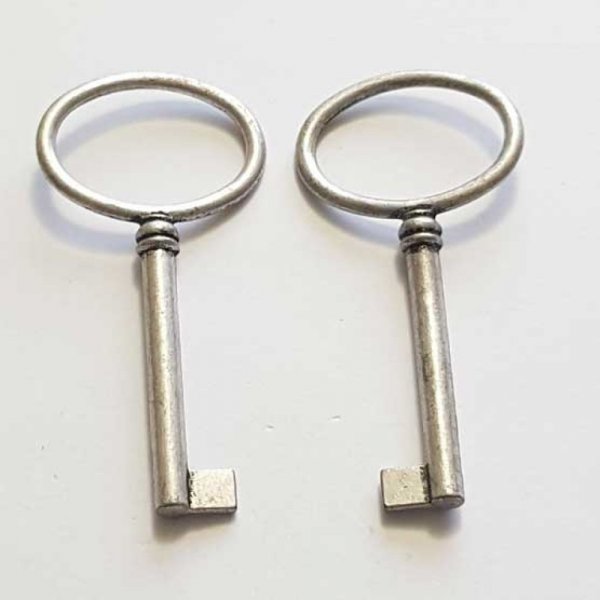 Breloque Clef N&deg;58 Argent