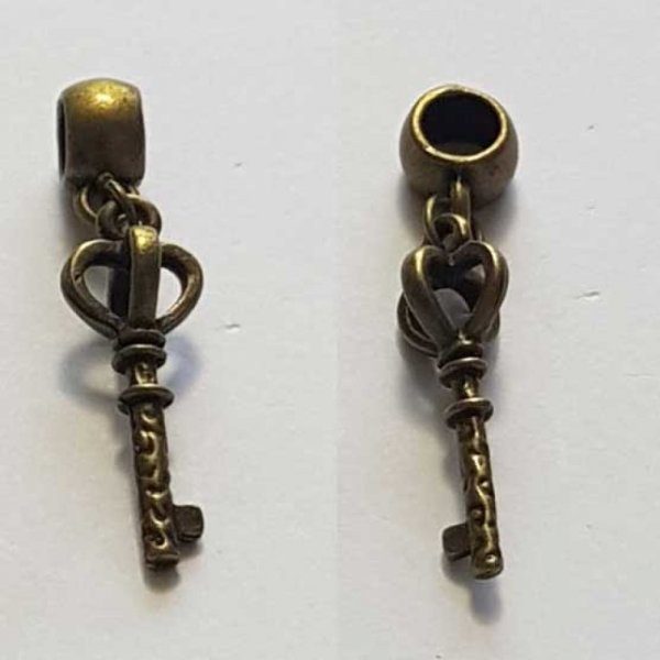 Breloque Clef N&deg;63 Bronze