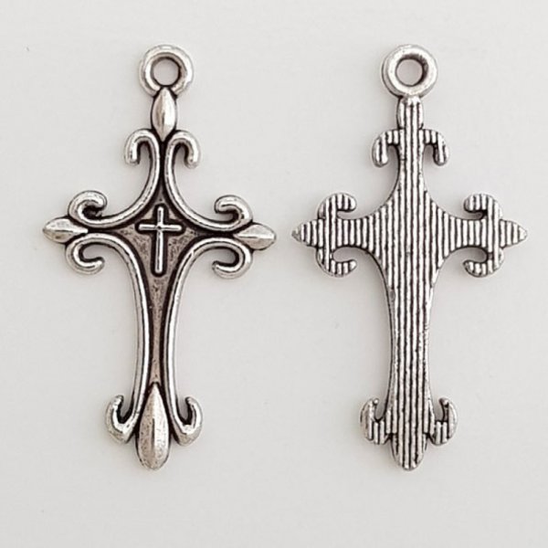 Charm Croce N&deg;03 Argento