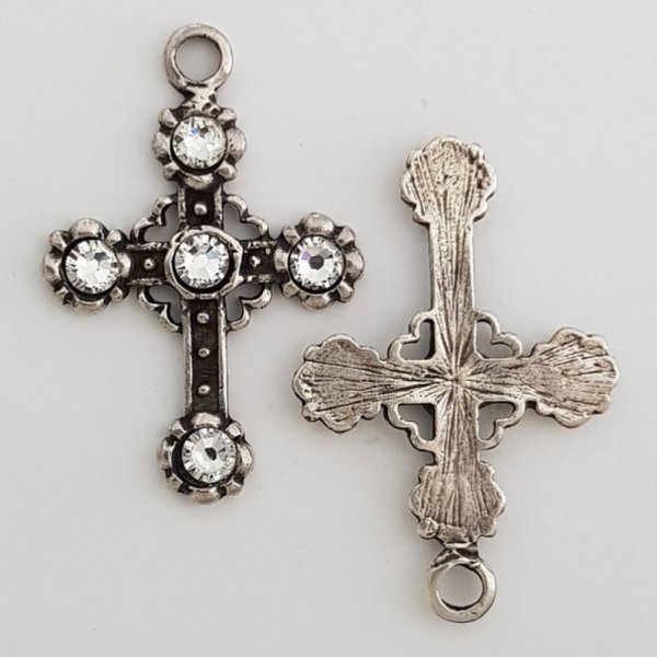 Charm Croce N&deg;04 Argento