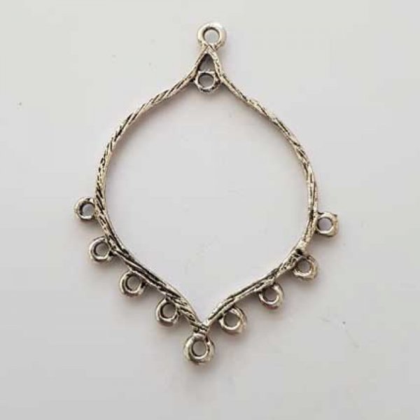 Breloque Divers N&deg;044 Connecteur Argent