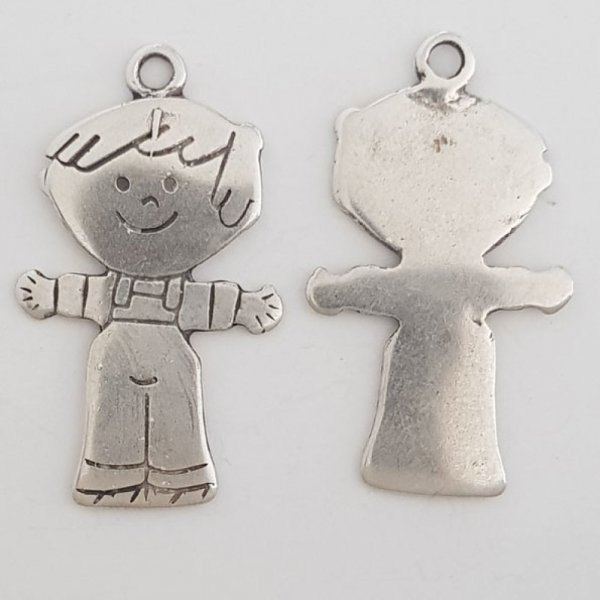 Ciondolo per bambini N&deg;34 Zamak (placcato argento)