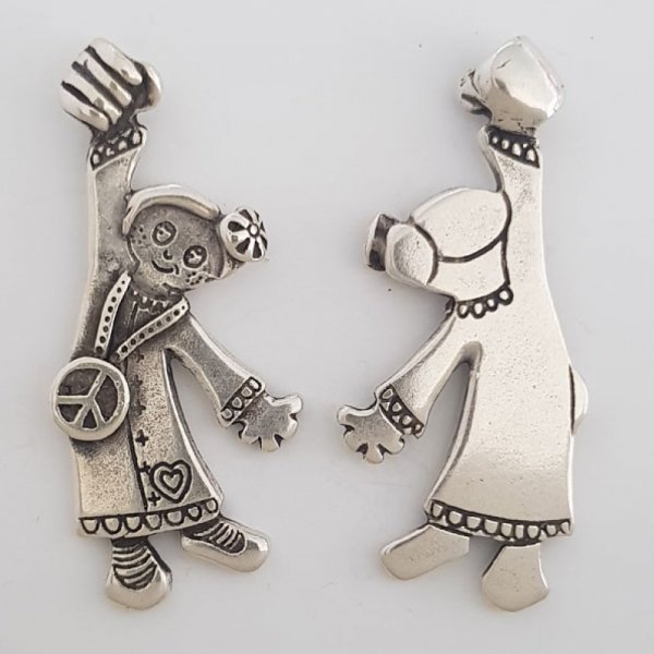 Ciondolo per bambini N&deg;41-02 Zamak (placcato argento)