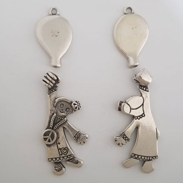 Ciondolo per bambini N&deg;41-02 Zamak (placcato argento)