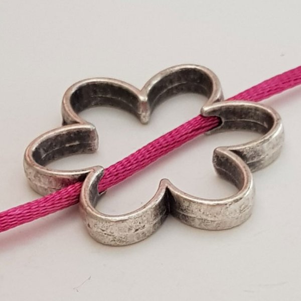 Ciondolo a fiore Metallo N&deg;010 Argento