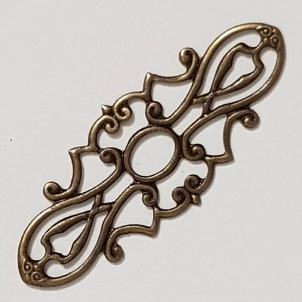 Charm floreale in metallo N&deg;105 x 20 pezzi