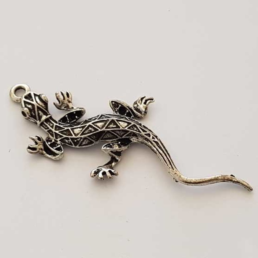 Breloque Lézard N°05 Argent