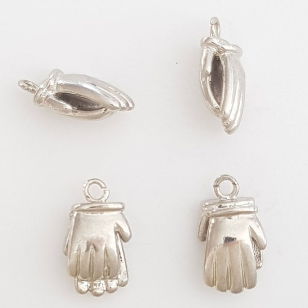 Charm a forma di mano N°08 Argento