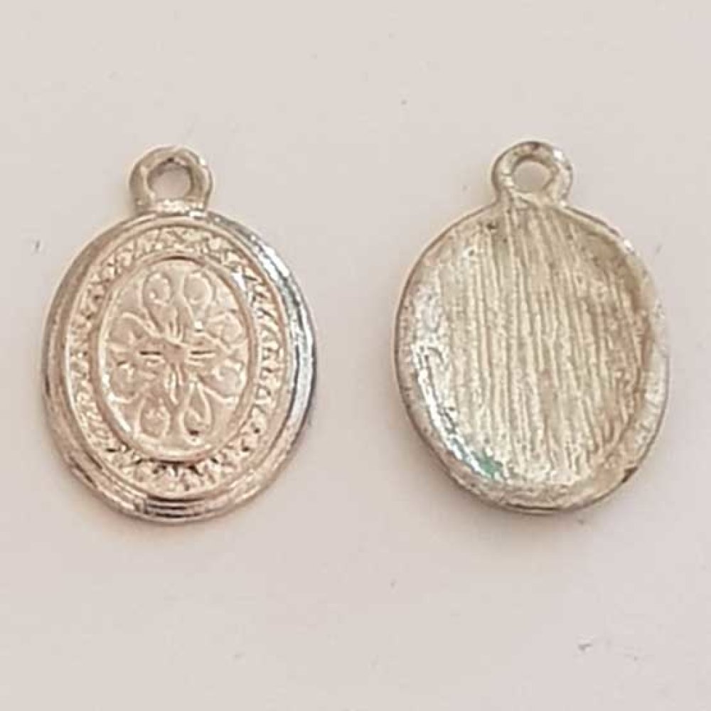 Breloque Médaille pièce 17 mm Argent-10