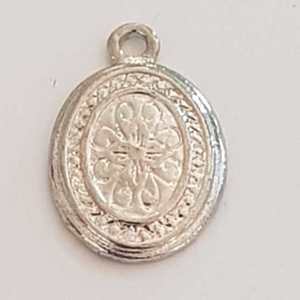 Breloque Médaille pièce 17 mm Argent-10