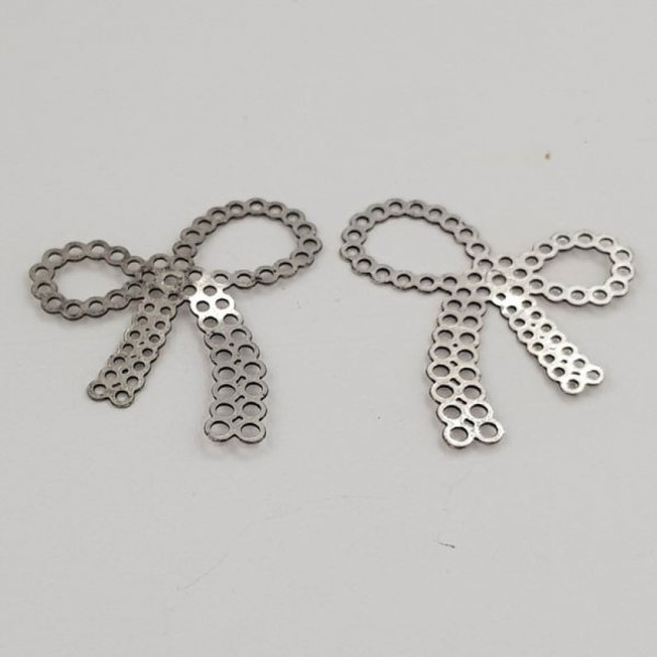 Fascino papillon argento N&deg;24 Fascino papillon in metallo