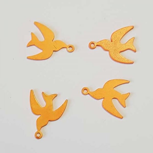 Breloque Oiseaux N&deg;04 Fluo