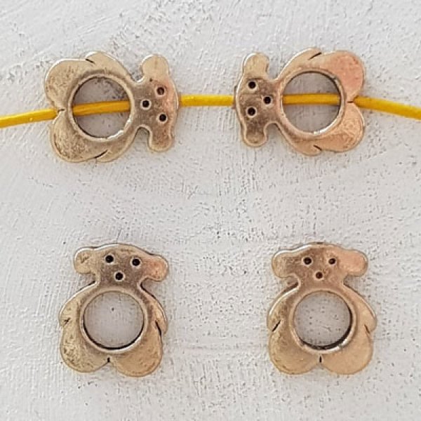Ciondolo a forma di orso N&deg;04 x 5 pezzi