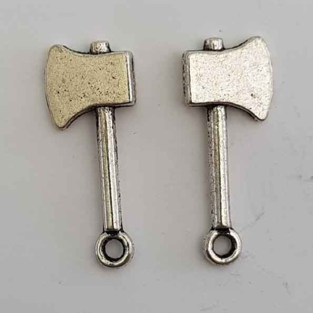 Attrezzo Charm Axe placcato argento