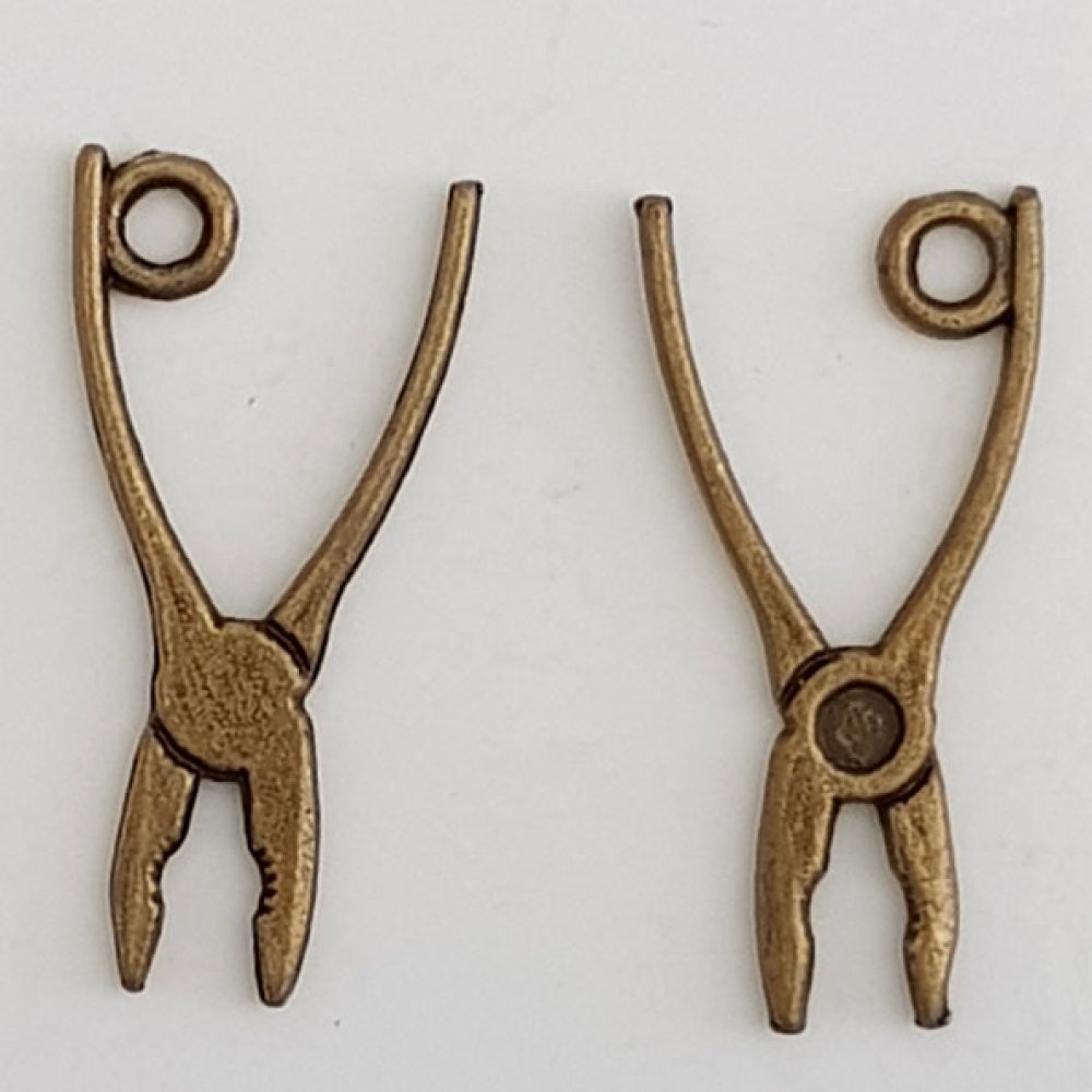 Strumento Charm Pinze Bronzo