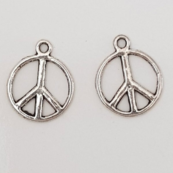 Ciondolo Peace &amp; Love N&deg;07 Argento