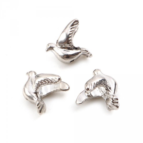 Charm Uccello perlato N&deg;03 Argento