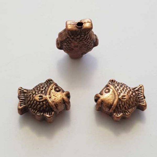 Breloque Poisson N&deg;07 Cuivre