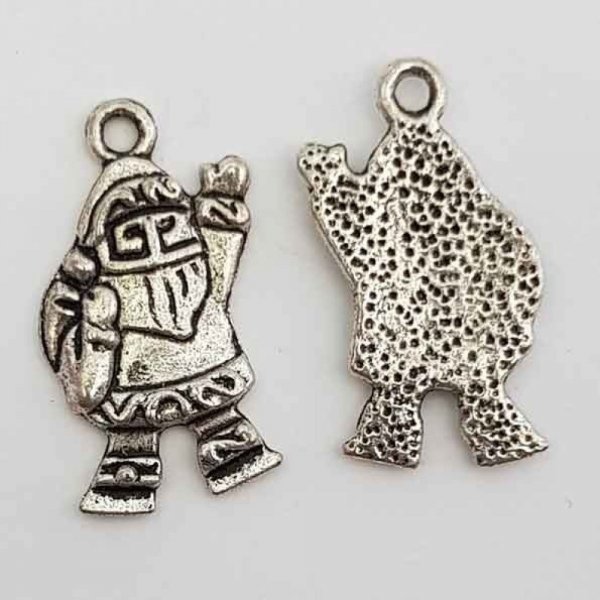Charm Babbo Natale N&deg;01 X 2 Pezzi