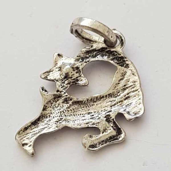 Ciondolo segno zodiacale Capricorno in argento placcato N&deg;03 con strass