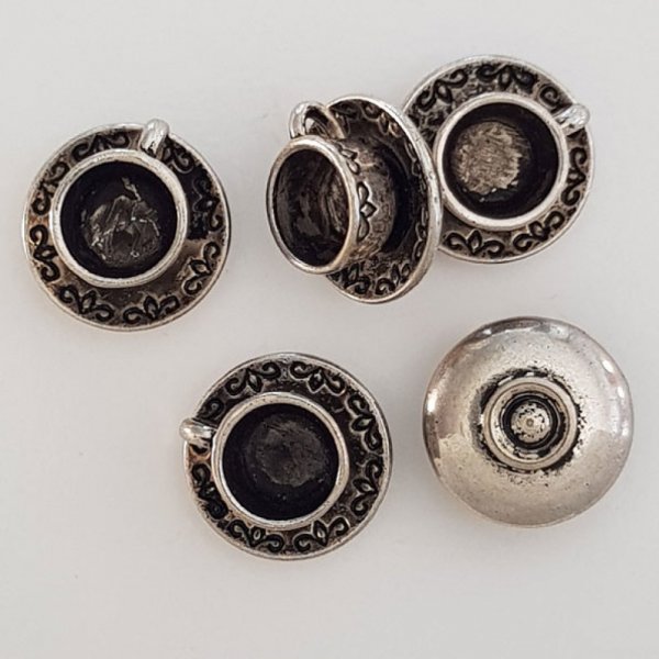 Charm Tazza e piattino N&deg;02 cucina Argento