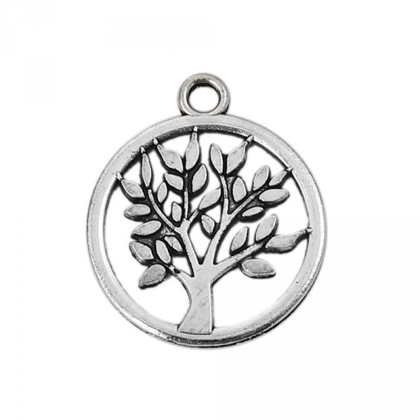 Ciondolo albero della vita in argento N&deg;02