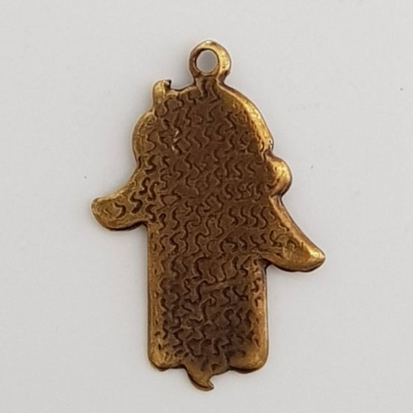 Ciondolo a mano Hamsa N&deg;03 Bronzo