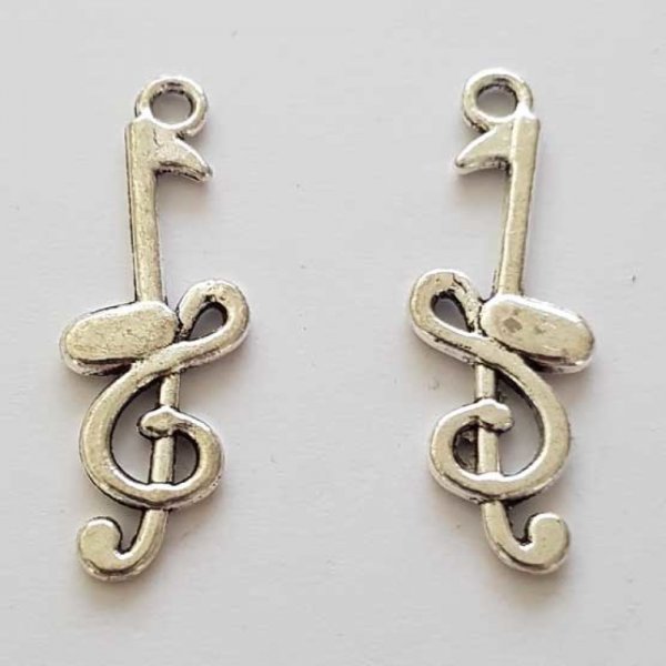 Breloque musique N&deg;43 Argent