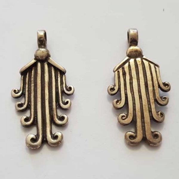 Breloque pendentif Argent en Zamac N&deg;001