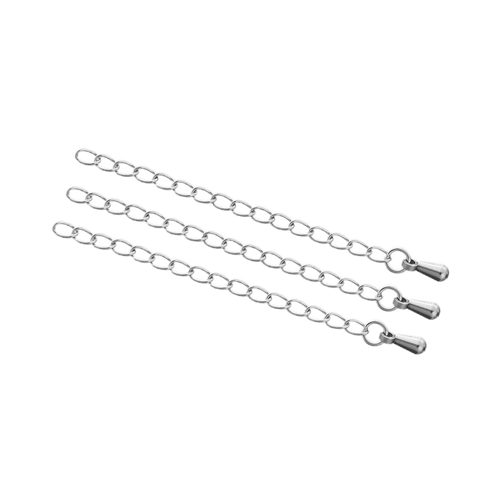 Catena di prolungamento per collana in acciaio inox 6 cm N°01