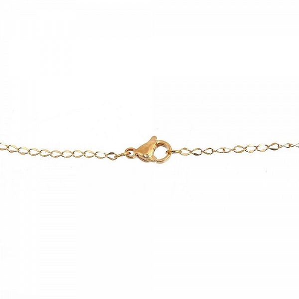 Collana N&deg;07 in acciaio inossidabile, 45 cm (18")