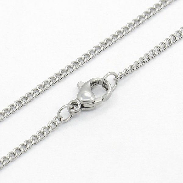 Collana N&deg;14 in acciaio inox 45 cm