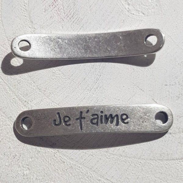 03 mm Connettore in zama N&deg;01 Argento