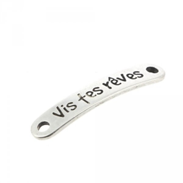 03 mm Connettore in zama N&deg;02 Argento