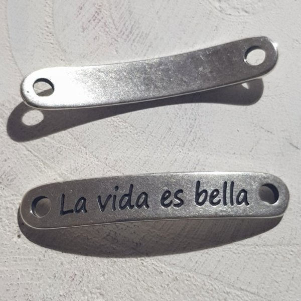 03 mm Connettore in zama N&deg;04 Argento