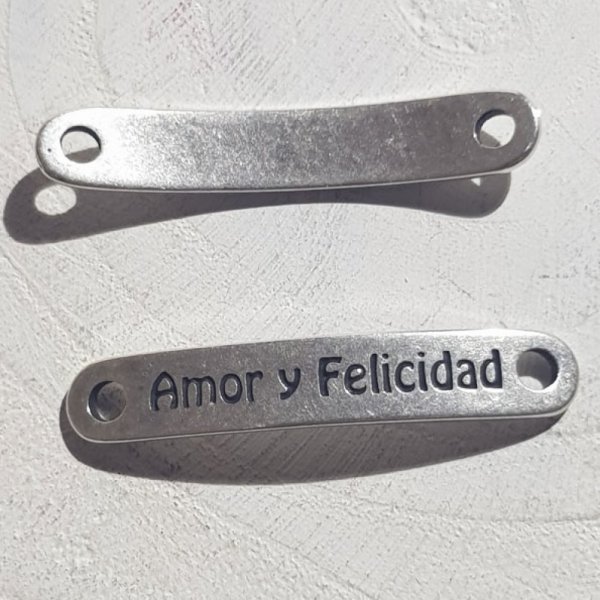 03 mm Connettore in zama N&deg;05 Argento