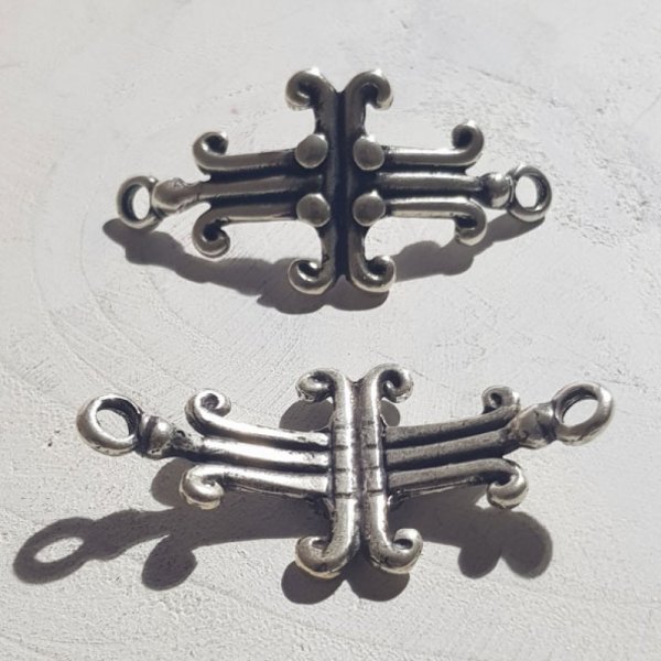 Connettore in zama 04 mm N&deg;02 Argento