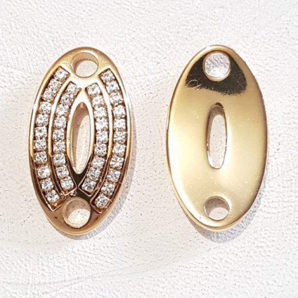 04 mm Connettore in zama N&deg;03 Oro