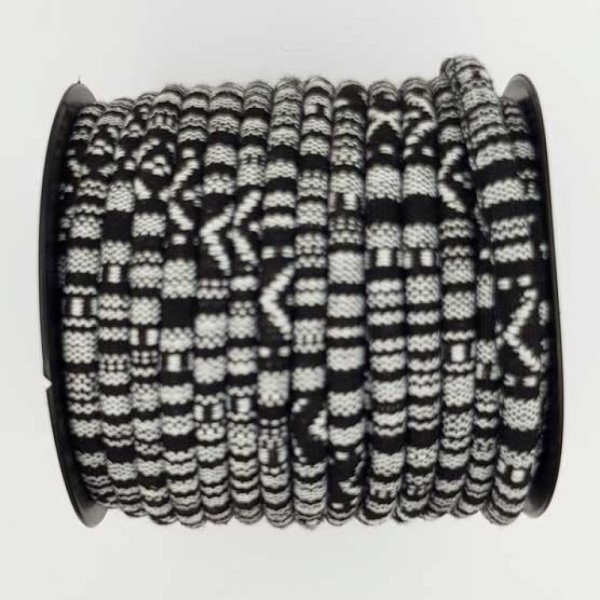 Cavo spaghetti N&deg;01 Nero Bianco x 1 metro