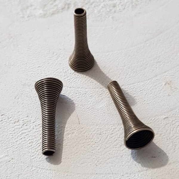 Tazza a cono a spirale N&deg;02 X 2 Pezzi Rame.