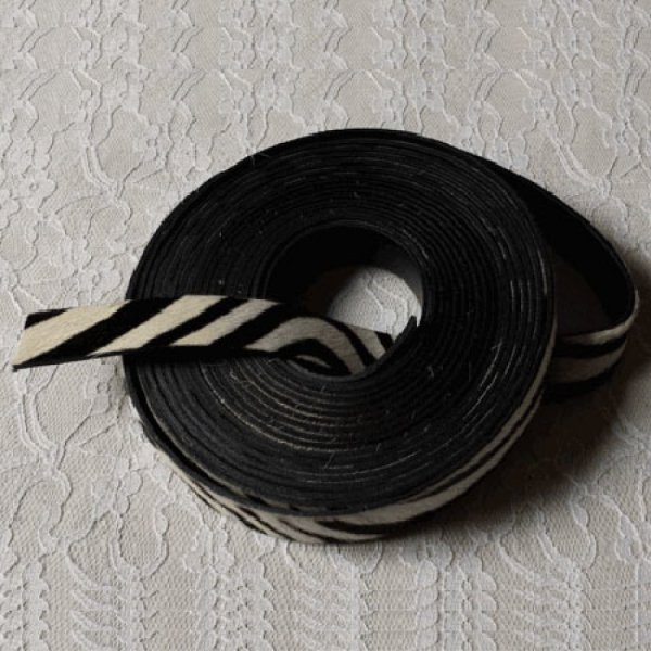 Pelle di zebra 20 mm per 20 cm